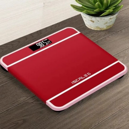 iScale Digital LED Electronic Bathroom Weighing Scale | Tempered Glass, Automatic, Accurate, Body Weight Monitor | Random Colors.