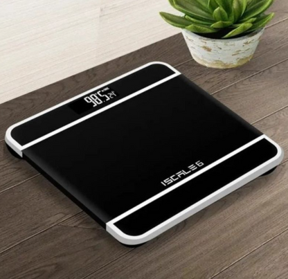 iScale Digital LED Electronic Bathroom Weighing Scale | Tempered Glass, Automatic, Accurate, Body Weight Monitor | Random Colors.