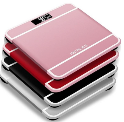 iScale Digital LED Electronic Bathroom Weighing Scale | Tempered Glass, Automatic, Accurate, Body Weight Monitor | Random Colors.