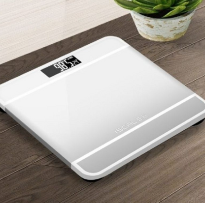 iScale Digital LED Electronic Bathroom Weighing Scale | Tempered Glass, Automatic, Accurate, Body Weight Monitor | Random Colors.